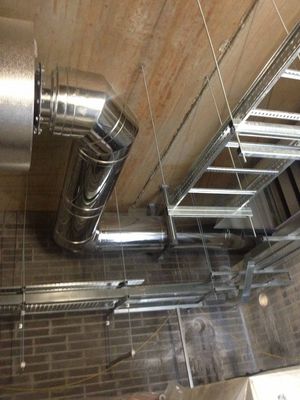 Dwuścienny system odprowadzania spalin