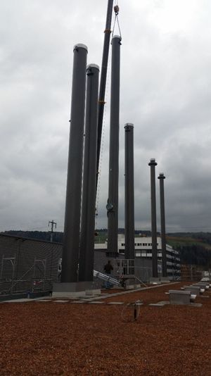 Komin dla ciepłowni