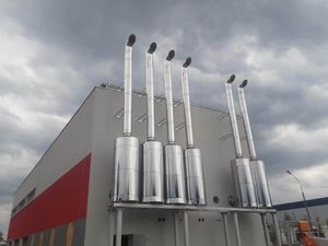 kominy spalinowe stalowe