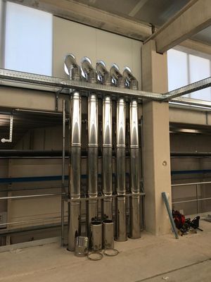 Dwuścienny system odprowadzania spalin