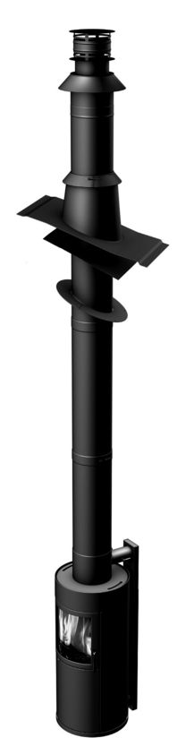 komin powietrzno dymowy do kominka