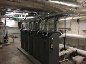 system kominowy w szkole w Denver