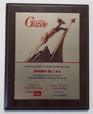 Gazele Biznesu 2006 dla Jeremias
