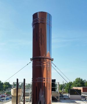 Dwuścienny system odprowadzania spalin