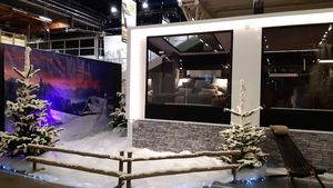 system kominowy w kontenerze mieszkalnym