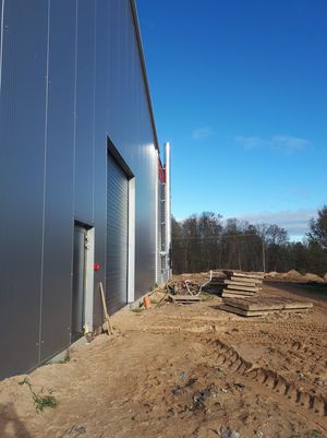 odprowadzanie spalin w malarni przemysłowej