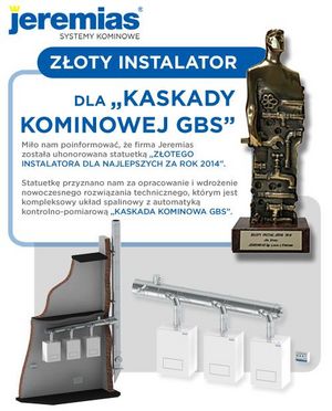 Złoty instalator - nagroda Jeremias