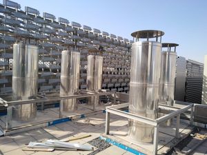 szpital w Kuwejcie - systemy kominowe Jeremias