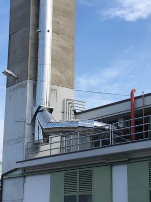 Dwuścienny system odprowadzania spalin