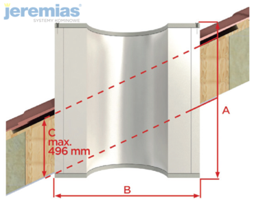 przejście do skosu dachu Lux-Nova
