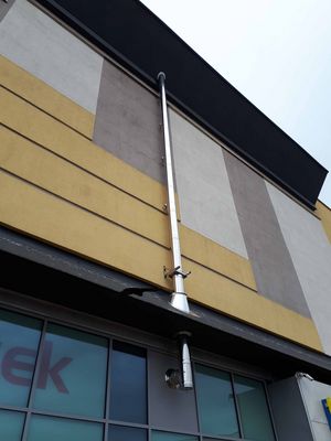 Jednościenny system odprowadania spalin, Dwuścienny system odprowadzania spalin