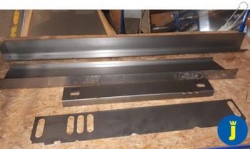 Elementy metalowe dla przemysłowych maszyn CNC