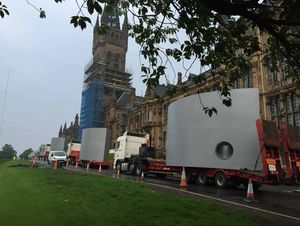 Wolnostojący komin stalowy