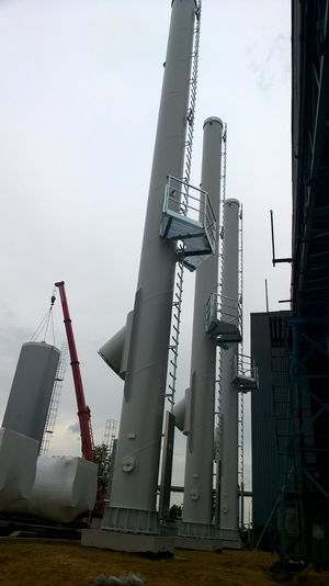 Industrieschornstein FSA für Dampfkessel