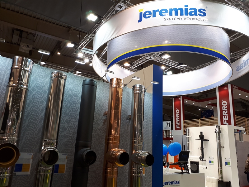 targi Instalacje - stoisko Jeremias Systemy Kominowe