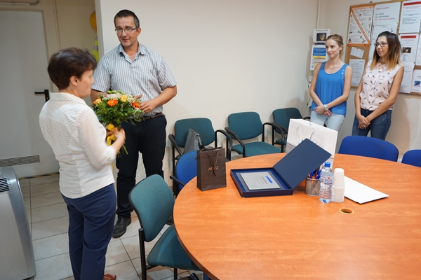 Podziękowaliśmy za współpracę naszej wieloletniej pracownicy